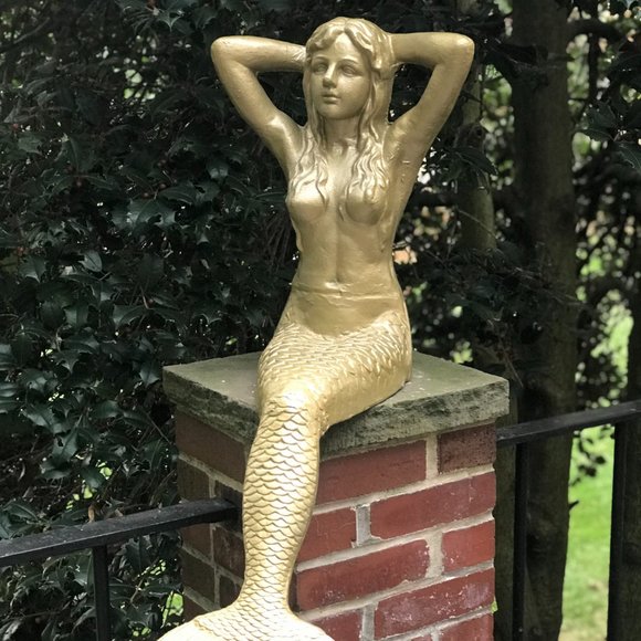Midcentury Mermaid Sculpture - Picture 9 of 16